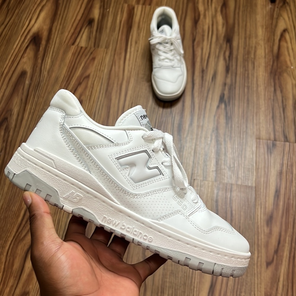 New Balance 550 Triple White (9)